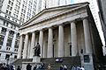 Federal Hall and George Washington statue in New York City
