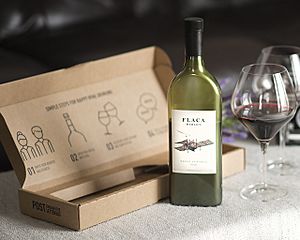 Garçon Wines - Chilean Flaca Merlot near postal box (cropped)