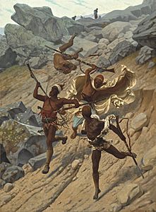 Gustave Boulanger--la deroute des kabyles--1863