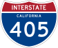 Interstate 405 marker