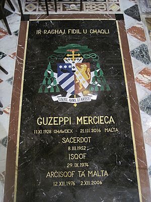 Joseph Mercieca - Dalle cathédrale de Mdina