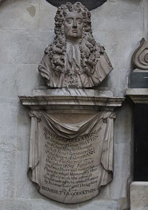 Memorial to Sidney, Earl of Godolphin, Westminster Abbey