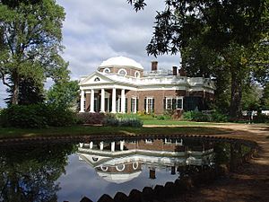 Monticello reflected