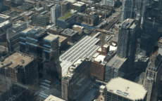 Ogilvie station from the Willis (Sears) Tower