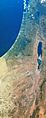 Satellite image of Israel