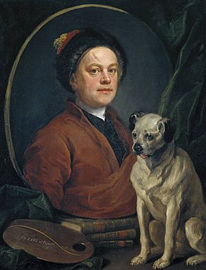 The Painter and His Pug by William Hogarth