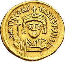 Golden coin depicting the Emperor