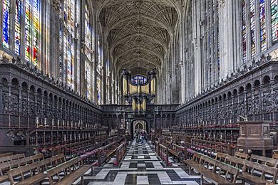 Cambridge - King's Chapel - stalles