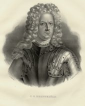 Carl Gustaf Rehnskiöld, litografi