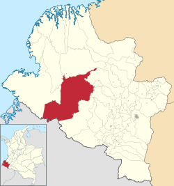 Location of Barbacoas in Nariño, Colombia