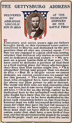 Gettysburg Address (poster)