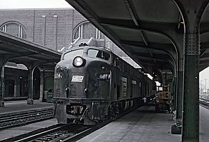PC 4272 with the Buffalo Day Express at Buffalo Central Terminal, July 1969