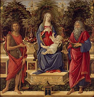 Sandro Botticelli - Madonna with Saints - Google Art Project