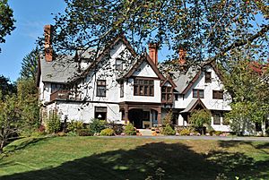 The Alders (now Manor House), a Victorian Tudor mansion in Norfolk, Connecticut