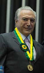 Vice-presidente Michel Temer com Medalha Mérito Legislativo 07