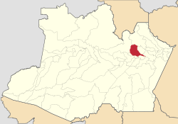 Location in the state of Amazonas