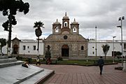 This is Riobamba (catedral de san pedro) in Parque Maldonado