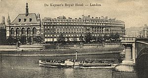 De Keyer's Royal Hotel London Photo Postcard