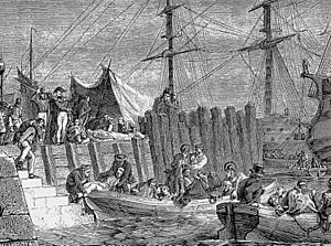 Evacuation de Walcheren par les Anglais - 30 août 1809 - Composition de PHILIPPOTEAUX.jpg