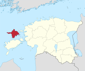 Location of Hiiu County