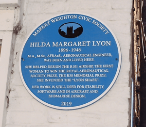 Hilda Lyon plaque