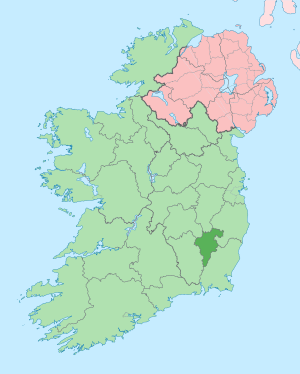 Location of County Carlow