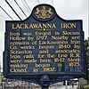 Lackawanna Iron historical marker, Scranton, PA.jpg