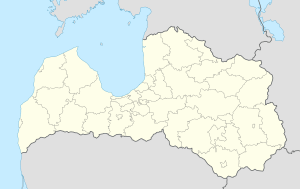 Pāvilosta is located in Latvia
