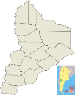 San Martín de los Andes is located in Neuquén Province