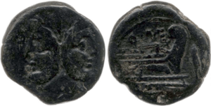 Q. Caecilius Metellus Macedonicus, as, 155-149 BC, RRC 211-1