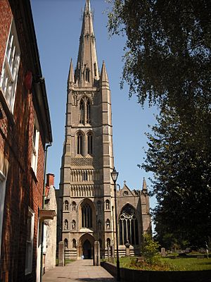 St Wulfram's, Grantham - tower.jpg