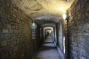 Tunnels in Cardiff Castle