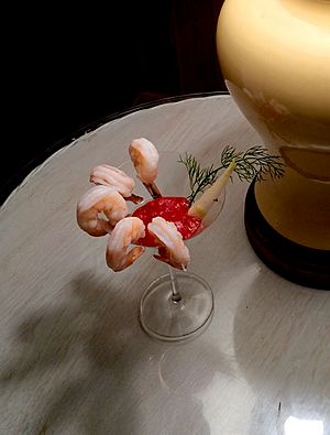 American-style Shrimp Cocktail, September 2014