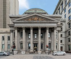 Bank of Montreal Head Office, Montréal, Southeast view 20170410 1.jpg