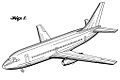 Boeing 737 patent USD206035S