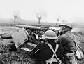 British Lewis gun team Battle of Hazebrouck 1918 IWM Q 10902