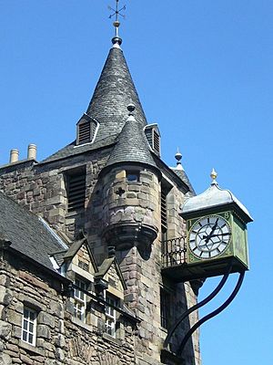 Canongate Tolbooth clock - geograph.org.uk - 1339785