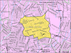 Census Bureau map of Fair Lawn, New Jersey