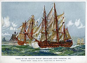 Charles Edward Dixon Duguay Trouin 1789 HMS Implacable Battle of Cape Ortegal Trafalgar