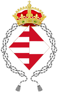 Coat of Arms of Mary of Austria as Dowager Queen of Hungary