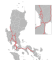 Expressways of the Philippines map