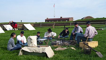 Fort McHenry camp