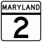 Maryland state route marker