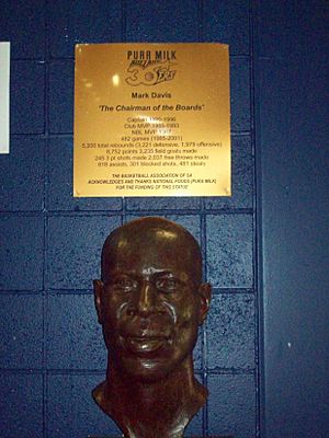 Mark Davis bronze bust