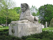 Mount Auburn Cemetery - Martin Milmore sphinx