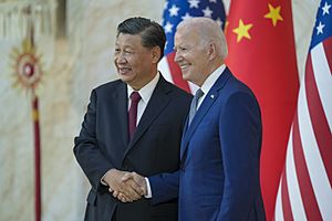 President Biden met with President Xi of the PRC before the 2022 G20 Bali Summit