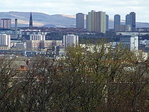 Red Road Flats from Queens Park - geograph.org.uk - 3437265