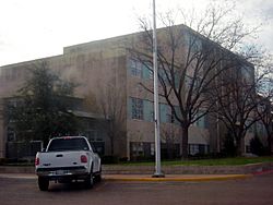 The Gaines County Courthouse in Seminole.