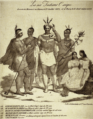 Six Osage Native Americans