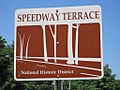 Speedway Terrace Memphis TN 02 Faxon Ave sign